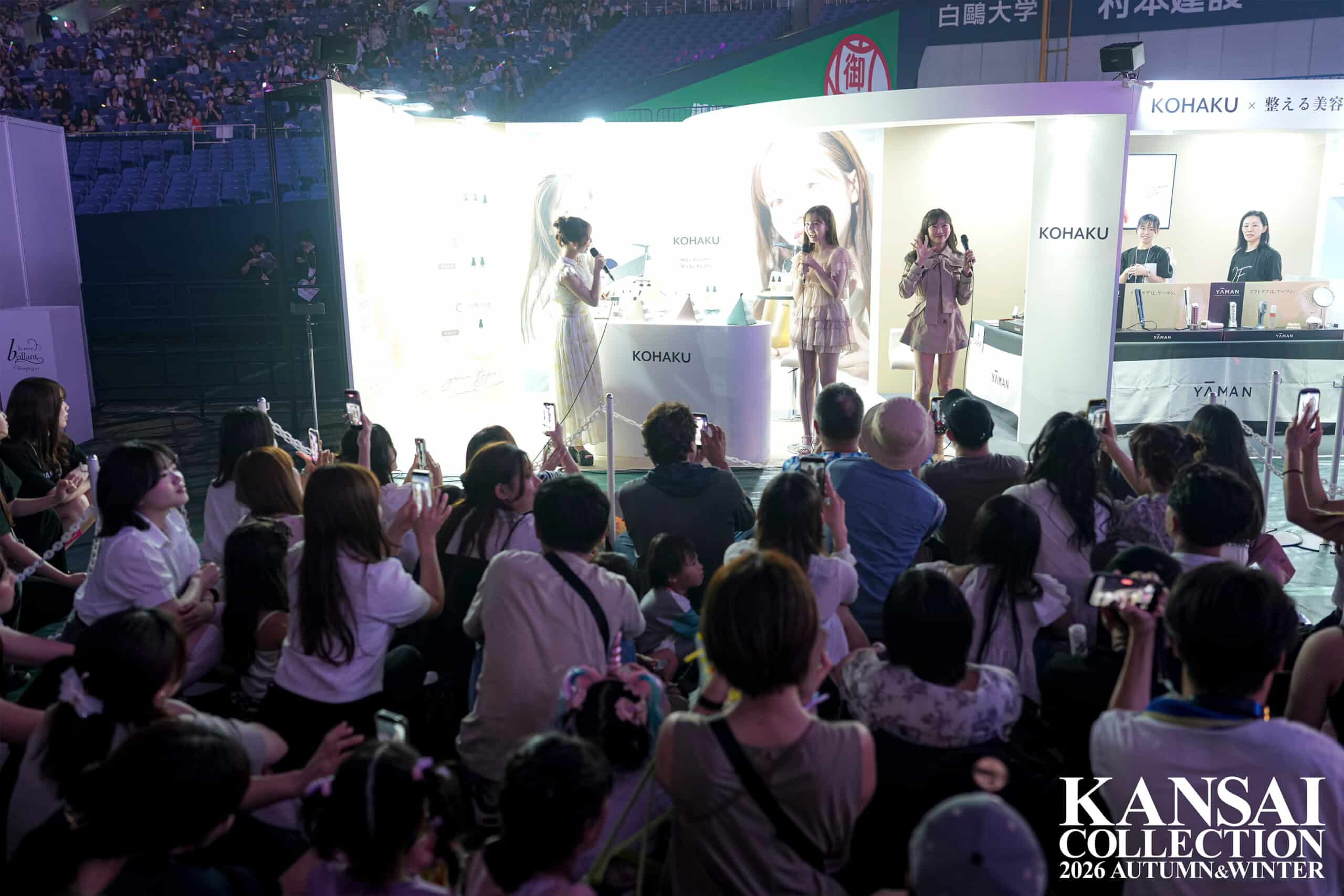 KANSAI COLLECTION 2026A/W」に出展したKOHAKUブース